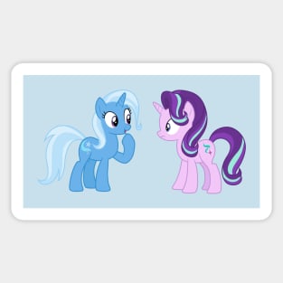 Trixie talking to Starlight Glimmer 2 Sticker